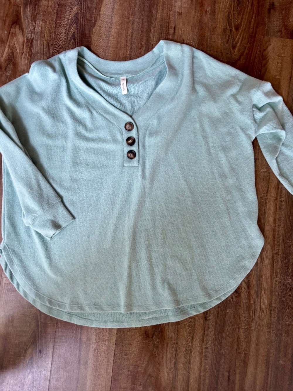 WOMENS WISHLIST LIGHTWEIGHT PULLOVER SWEATER MINT GREEN SMALL/MEDIUM